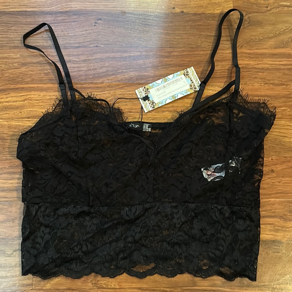 NWT boohoo strappy lace bralette US 16